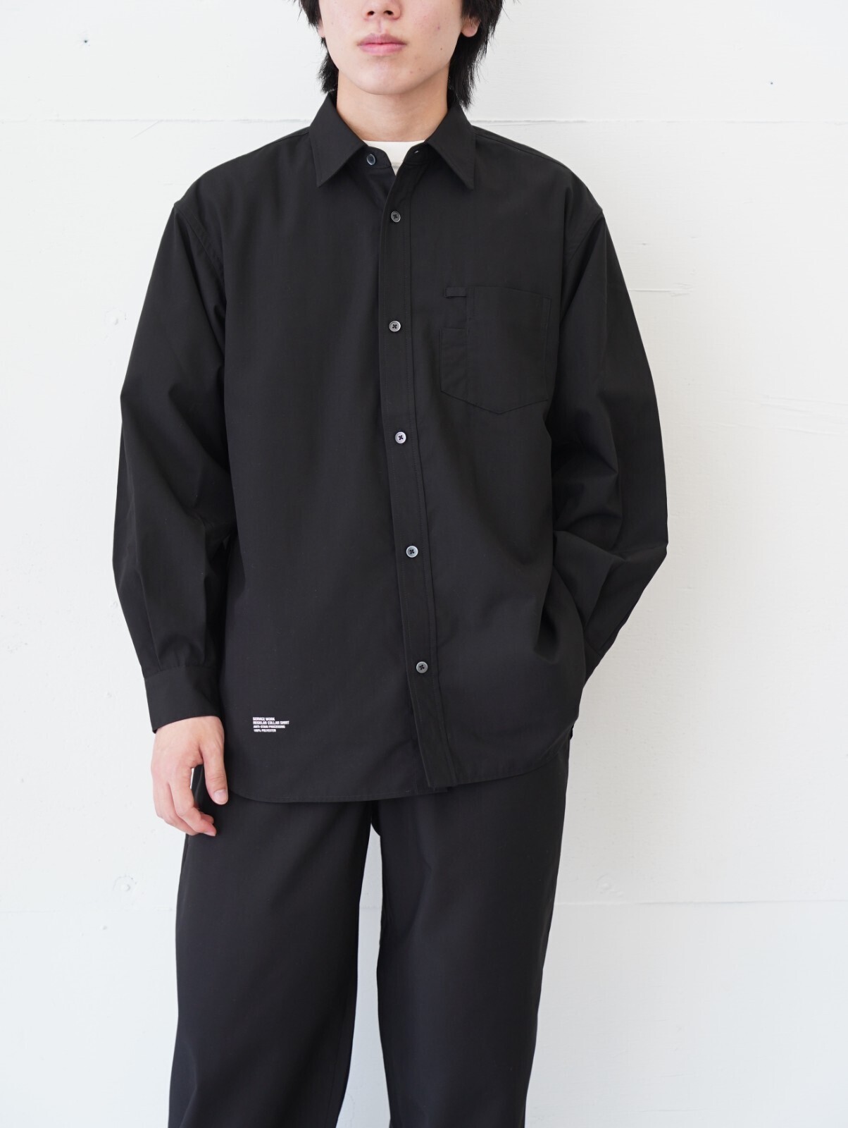 FreshService WOMENS & MENS SERVICE WORK REGULAR COLLAR SHIRT IMAGE11