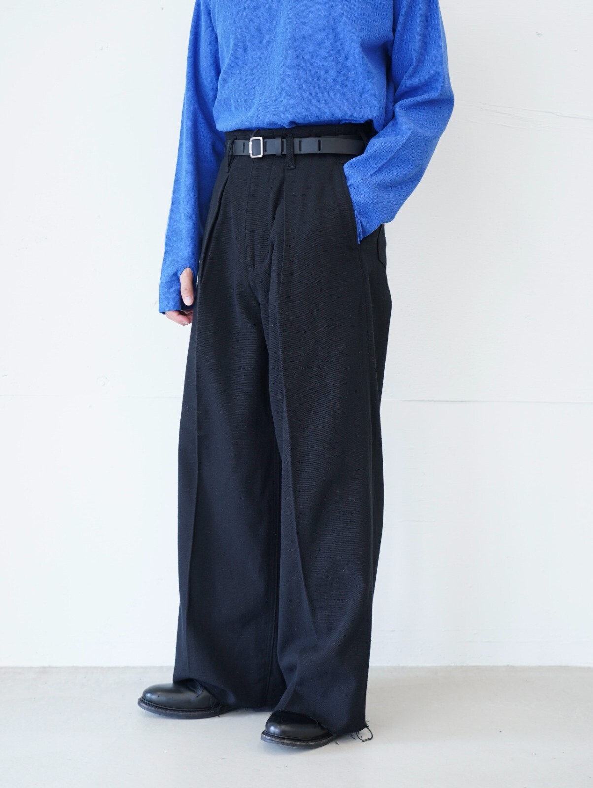 サバイ レディース & メンズ タックバギータイプ3 -尾州ネップウール- 画像4