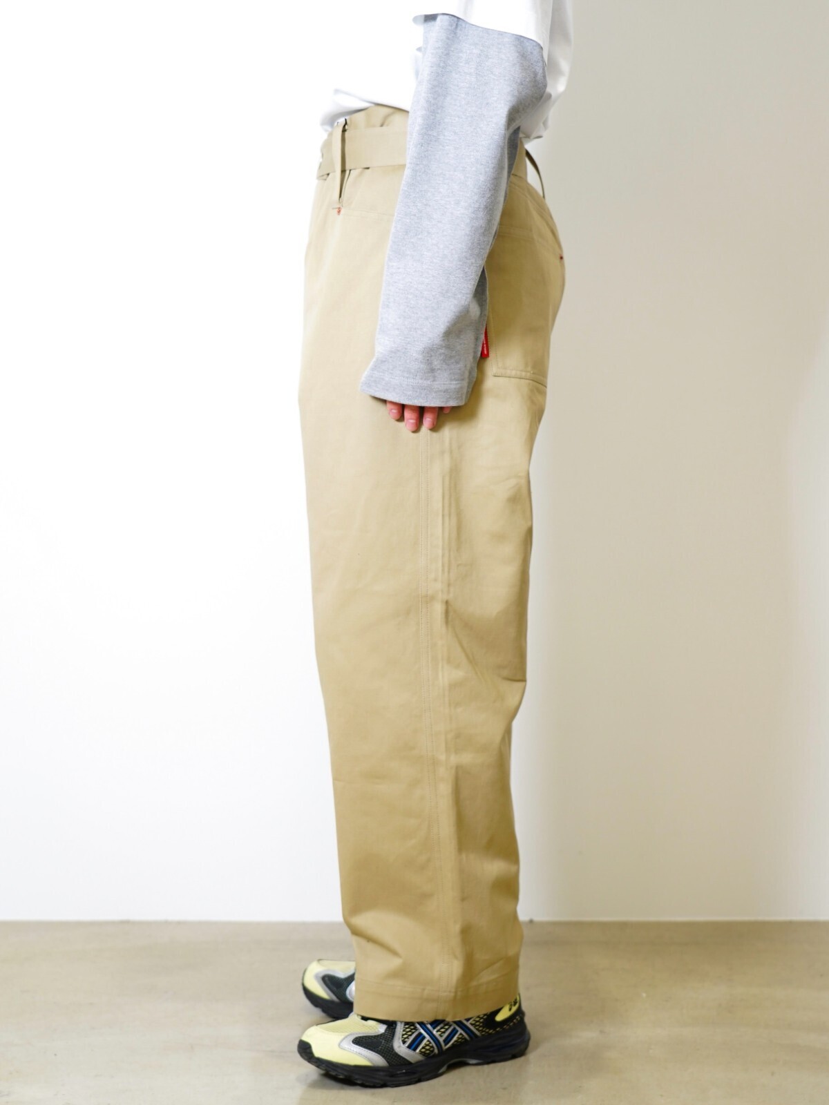 アベリア エドワード ゴーチャ メンズ ダブルベルトパンツ 画像4
