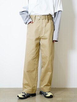 アベリア エドワード ゴーチャ メンズ ダブルベルトパンツ 画像3
