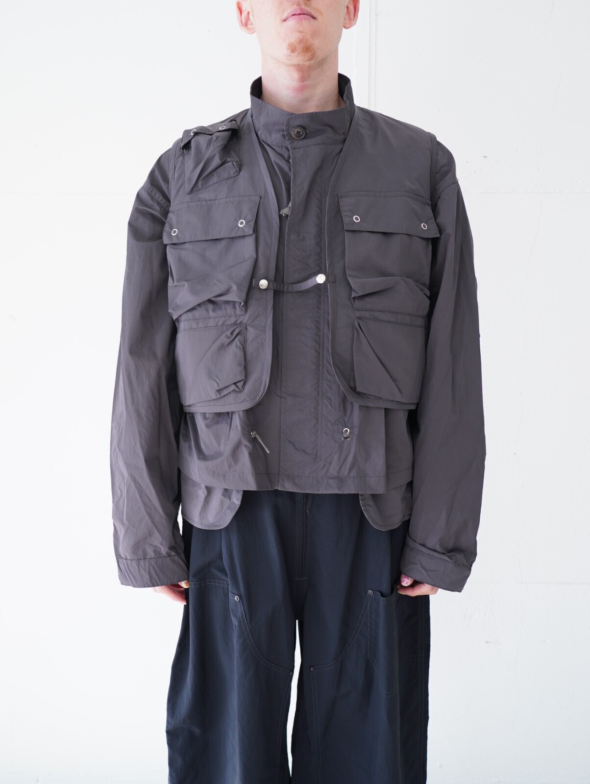 ANTHEM A WOMENS & MENS DOCKING NYLON SHORT BLOUSON IMAGE1