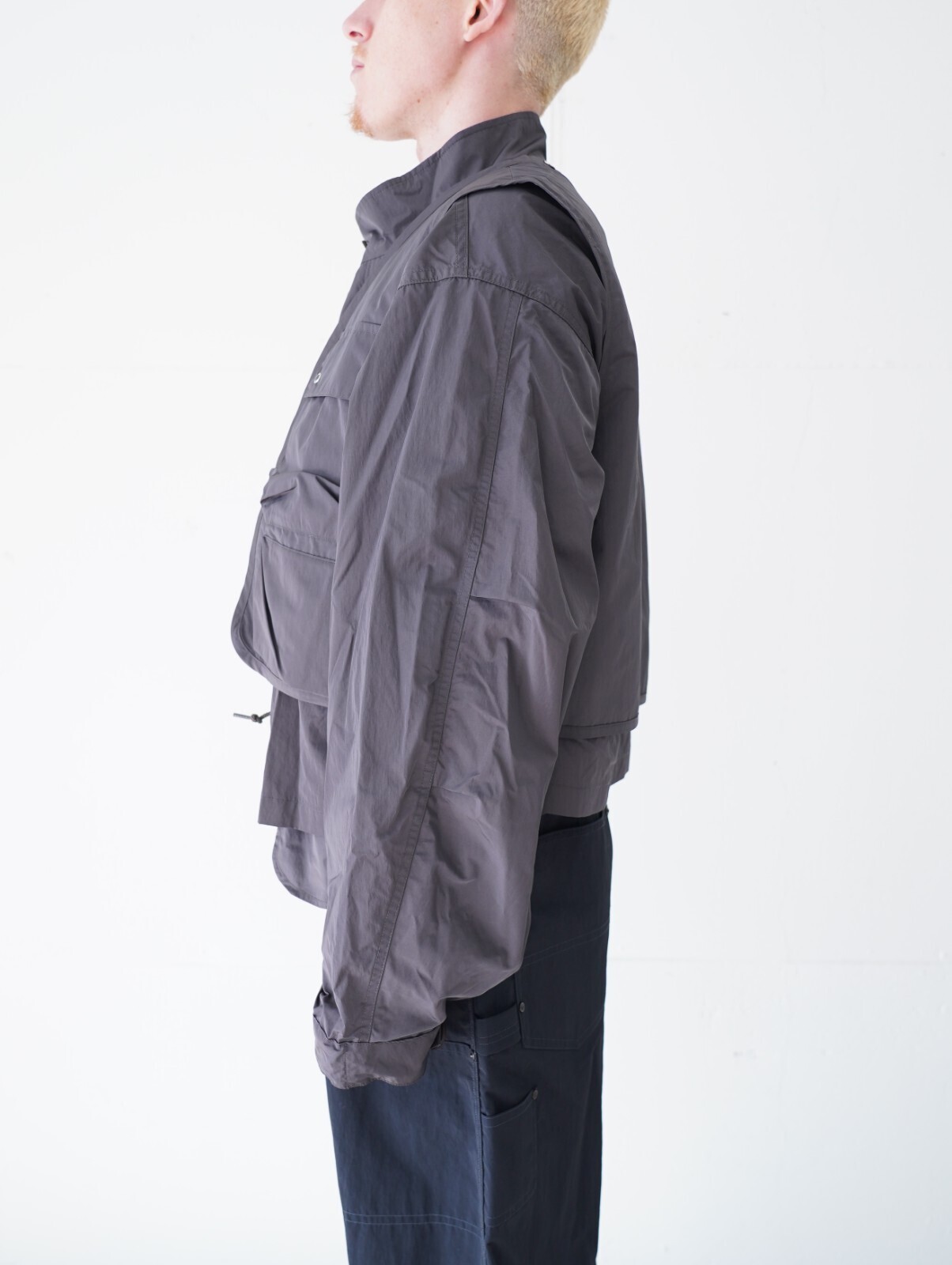 ANTHEM A WOMENS & MENS DOCKING NYLON SHORT BLOUSON IMAGE3