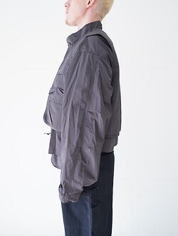 ANTHEM A WOMENS & MENS DOCKING NYLON SHORT BLOUSON IMAGE3