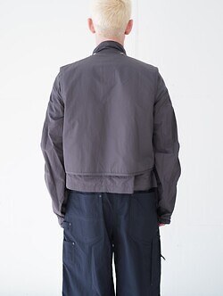 ANTHEM A WOMENS & MENS DOCKING NYLON SHORT BLOUSON IMAGE4
