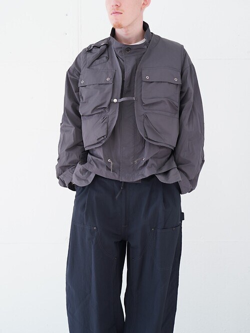 DOCKING NYLON SHORT BLOUSON｜ANTHEM A 여성 & 남성