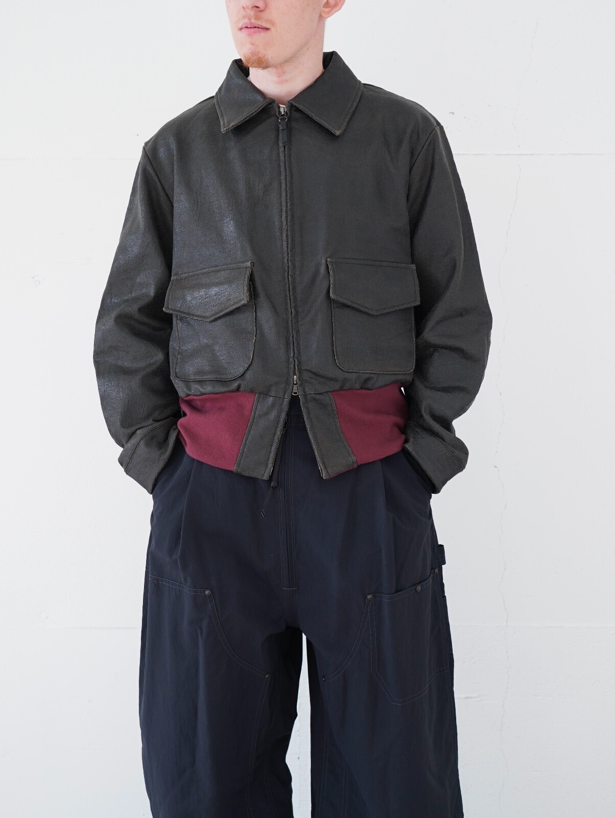 ANTHEM A WOMENS & MENS CRACK TERRY BLOUSON IMAGE3