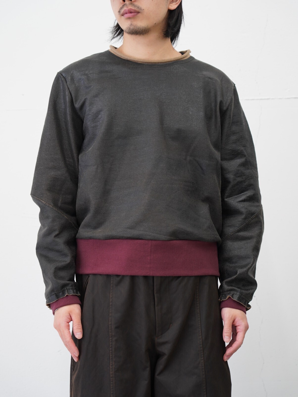 ANTHEM A WOMENS & MENS CRACK TERRY PULLOVER SWEAT IMAGE2