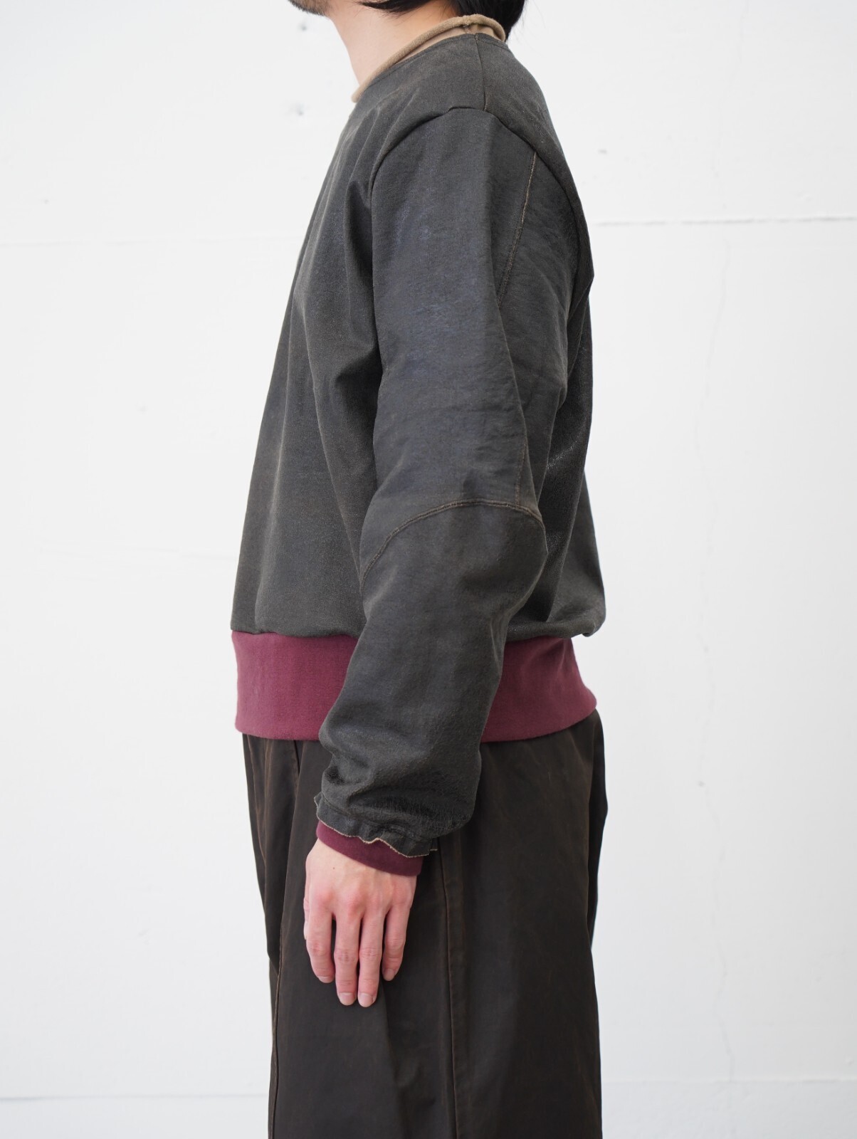 ANTHEM A WOMENS & MENS CRACK TERRY PULLOVER SWEAT IMAGE3