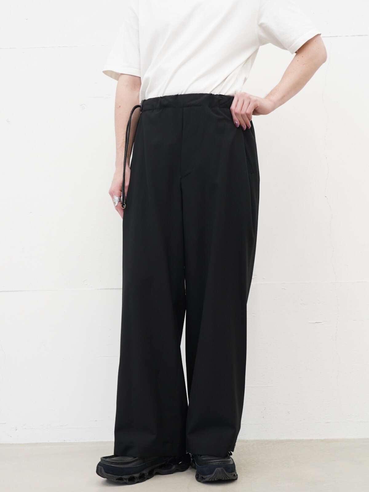 ウォッシャブルウール ノーブレイナーパンツ | ANTHEM A