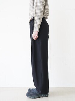 BISOWN 남성 Suoer120's WO PLEATS TUCK SLACKS 이미지3