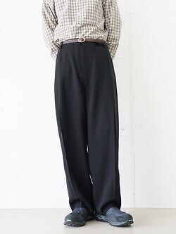 BISOWN 男士 Suoer120's WO PLEATS TUCK SLACKS 圖片7