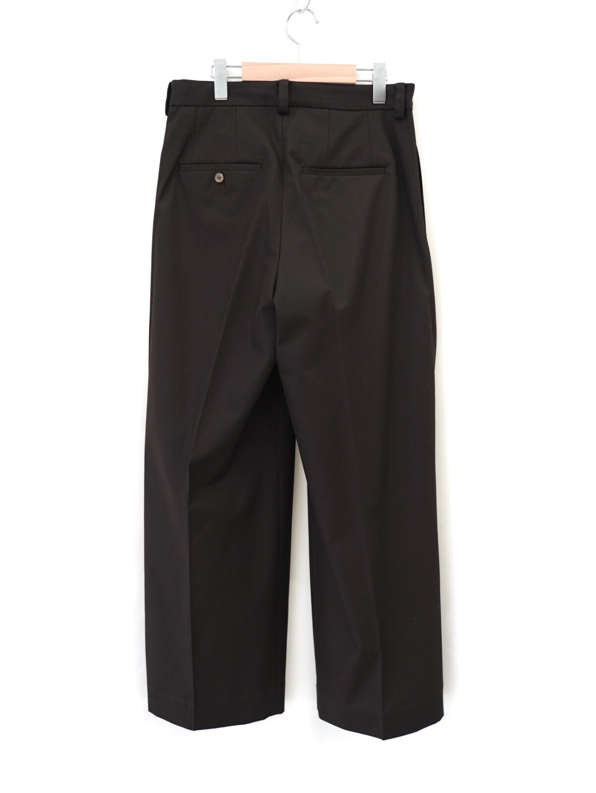 BISOWN 男士 COTTON GABA 2TUCK WIDE SLACKS 圖片6