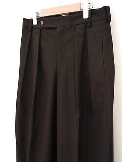 BISOWN 男士 COTTON GABA 2TUCK WIDE SLACKS 圖片7