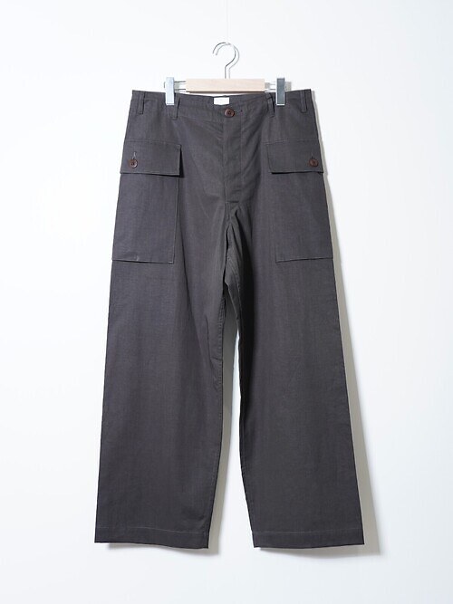 COTTON LINEN M43 TROUSERS｜BISOWN 男士