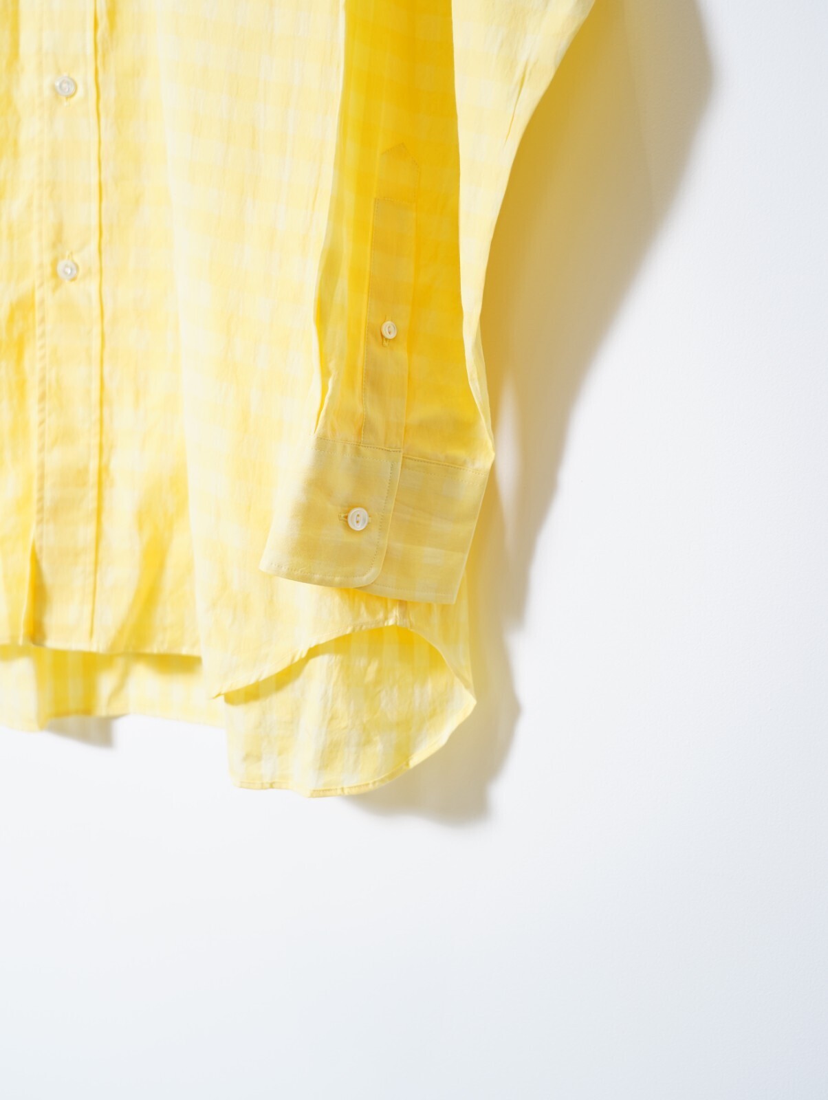 ビソウン メンズ コットンヒドゥンチェックN3シャツ 画像5