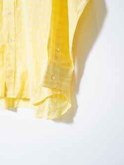 ビソウン メンズ コットンヒドゥンチェックN3シャツ 画像5