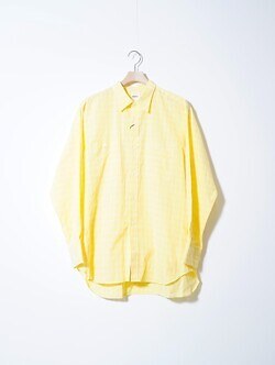 ビソウン メンズ コットンヒドゥンチェックN3シャツ 画像1