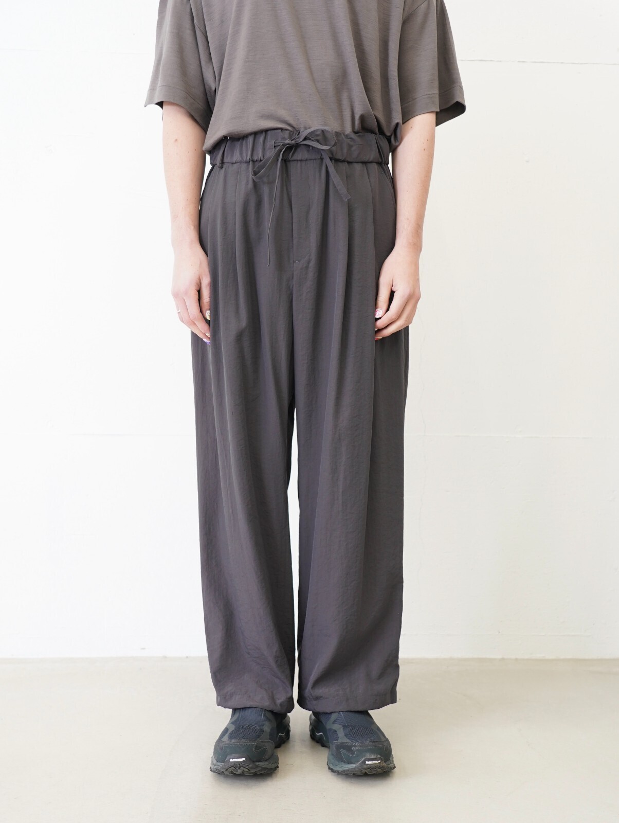 Blanc YM 女裝 & 男裝 Salt Shrink Cupro Browsing Pants 圖片1