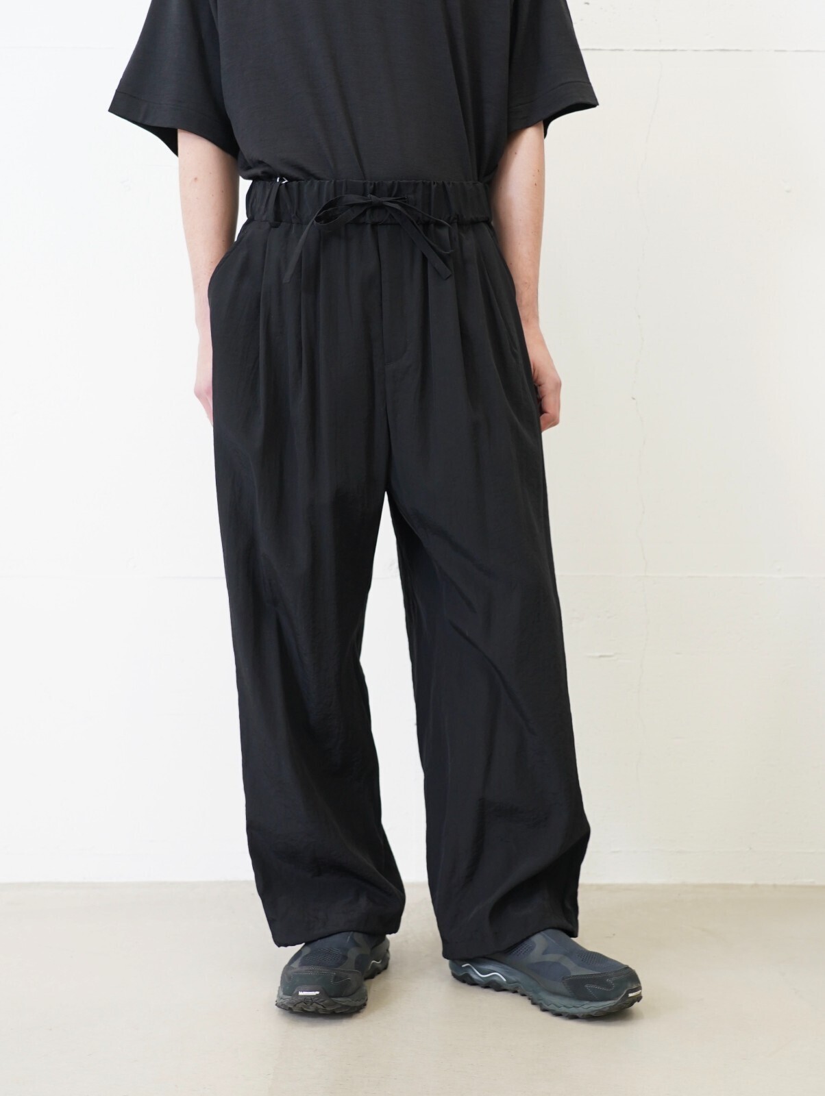 Blanc YM 女裝 & 男裝 Salt Shrink Cupro Browsing Pants 圖片12