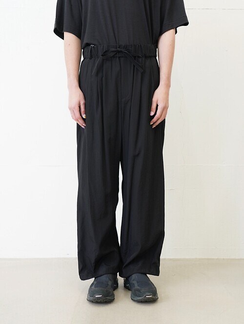 Salt Shrink Cupro Browsing Pants｜Blanc YM 女裝 & 男裝