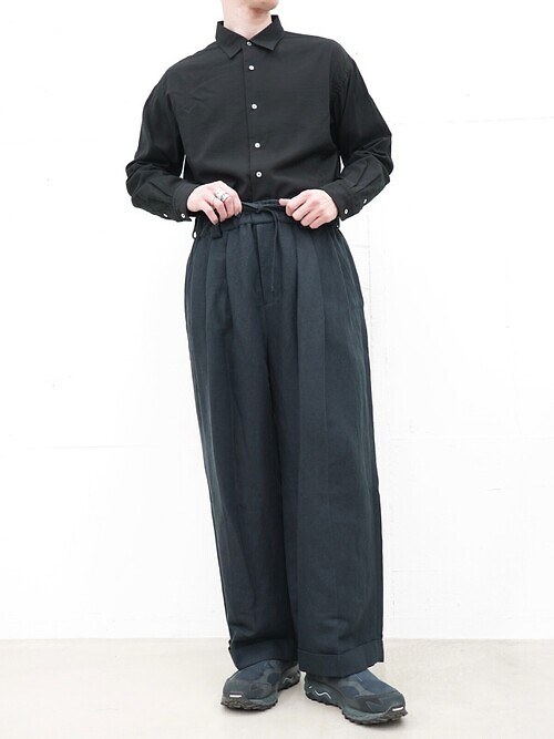 Linen Silk Oversize Pants｜Blanc YM 여성 & 남성