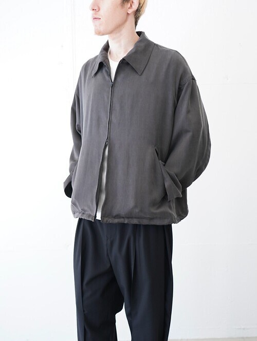 Cupro Drizzler JKT｜Blanc YM WOMENS & MENS