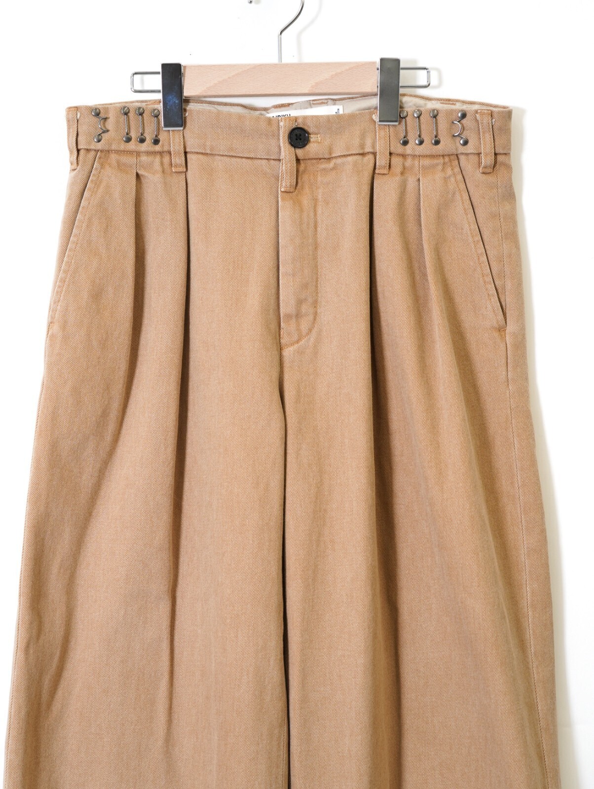 ダイリク メンズ ワイドタックチノパンツ 画像9