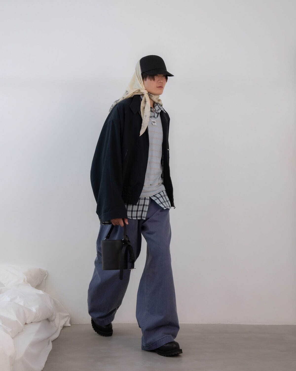 DAIRIKU 남성 Wide Two Tuck Chino Pants 이미지18