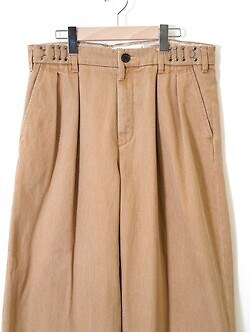 ダイリク メンズ ワイドタックチノパンツ 画像9