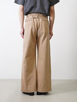 ダイリク メンズ ワイドタックチノパンツ 画像3