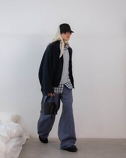 DAIRIKU 남성 Wide Two Tuck Chino Pants 이미지18