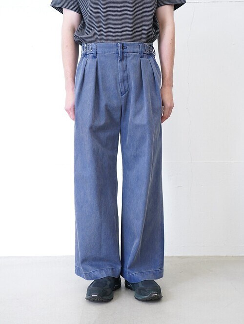 ワイドタックチノパンツ｜ダイリク メンズ