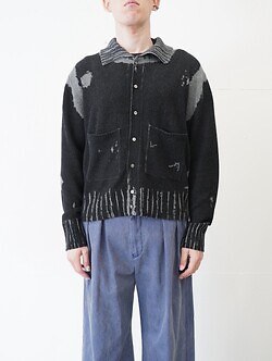 ダイリク メンズ ダイドニットカーディガン 画像1