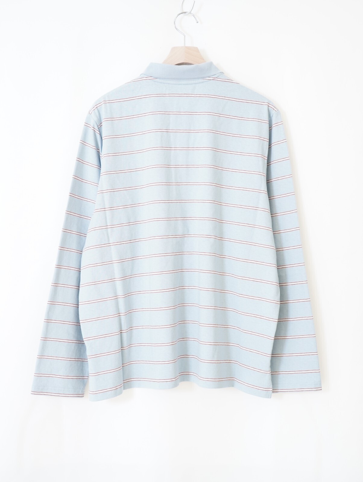 ダイリク メンズ "Benjamin" Button ボーダースキッパーTシャツ 画像4