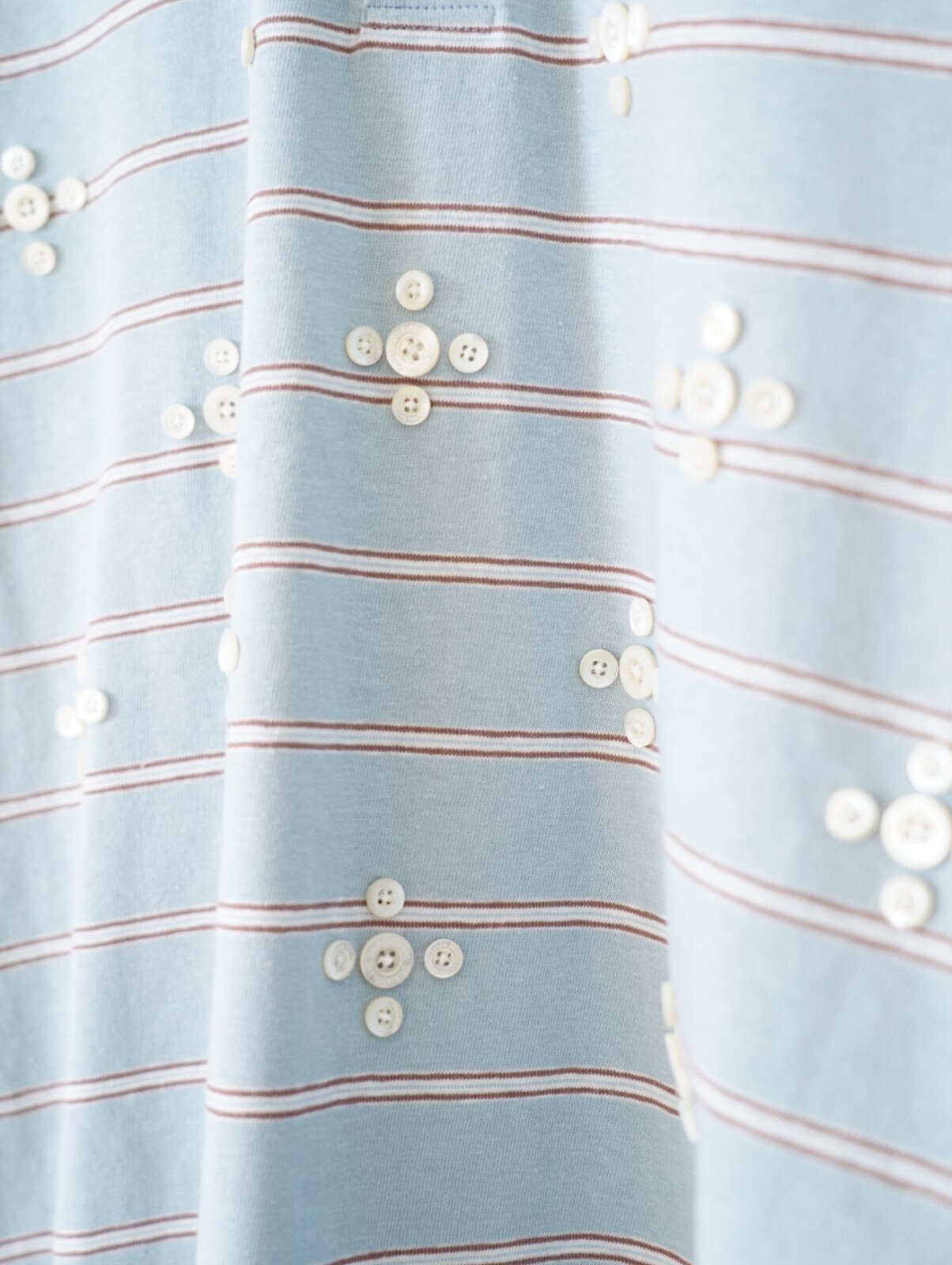 ダイリク メンズ "Benjamin" Button ボーダースキッパーTシャツ 画像6