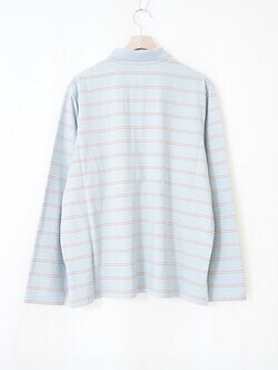 ダイリク メンズ "Benjamin" Button ボーダースキッパーTシャツ 画像4