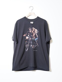 ダイリク メンズ "Avec Bikers"ハーフスリーブタグTシャツ 画像1