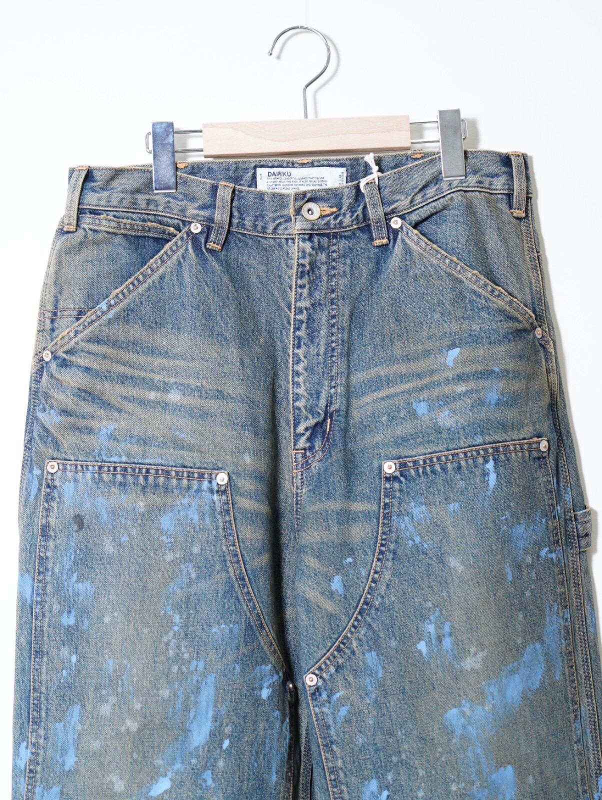 ダイリク メンズ "Paint" ペインターデニムパンツ 画像2