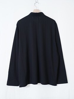 ダイリク メンズ "Benjamin" Button スキッパーTシャツ 画像5