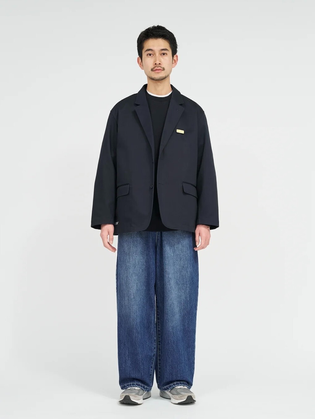 フレッシュサービス メンズ コーポレートデニムイージーパンツ 画像1