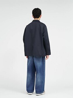 フレッシュサービス メンズ コーポレートデニムイージーパンツ 画像6