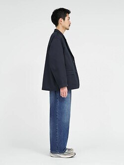 フレッシュサービス メンズ コーポレートデニムイージーパンツ 画像2