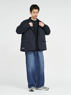 フレッシュサービス メンズ コーポレートデニムイージーパンツ 画像4