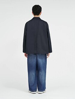 フレッシュサービス メンズ コーポレートデニムイージーパンツ 画像3