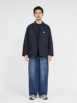 フレッシュサービス メンズ コーポレートデニムイージーパンツ 画像1