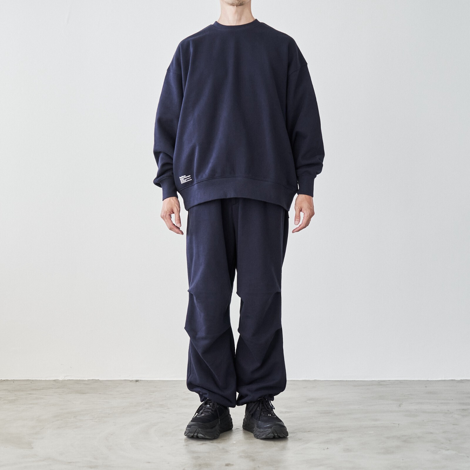 フレッシュサービス メンズ ライトオンスクルーネックスウェット 画像8