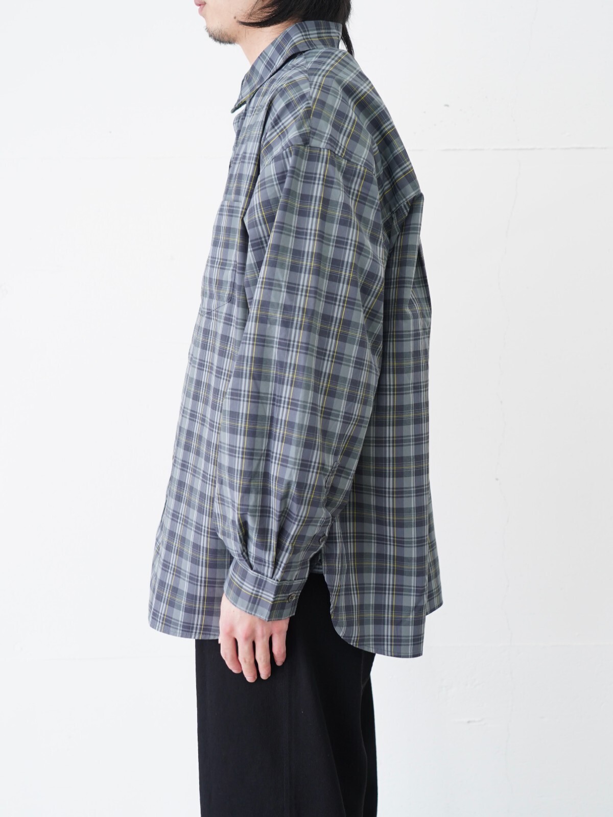 FreshService 男裝 MADRAS DRY TECH REGULAR COLLAR SHIRT 圖片3