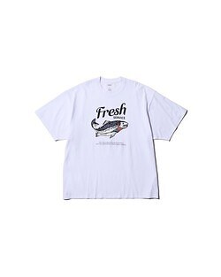 フレッシュサービス メンズ コーポレートプリンテッドS/S Tシャツ "FISH" 画像1