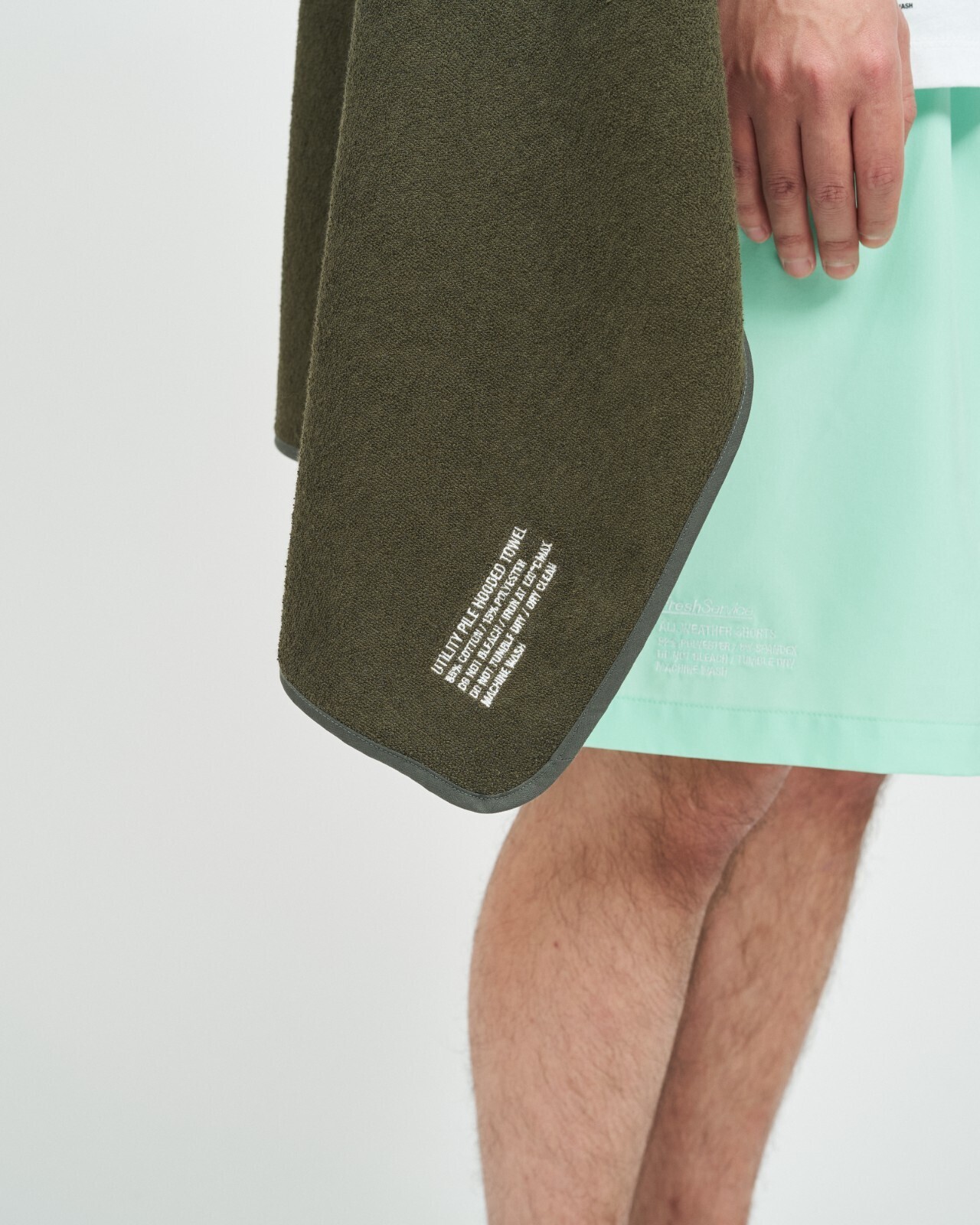 FreshService MENS UTILITY PILE HOODED TOWEL IMAGE5