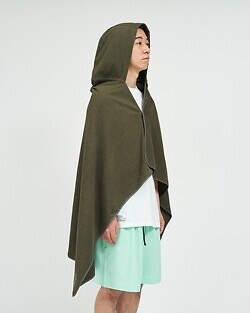 FreshService MENS UTILITY PILE HOODED TOWEL IMAGE4